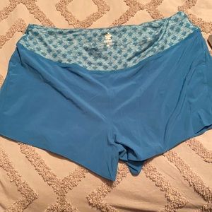 NWT  blue rabbit running shorts!